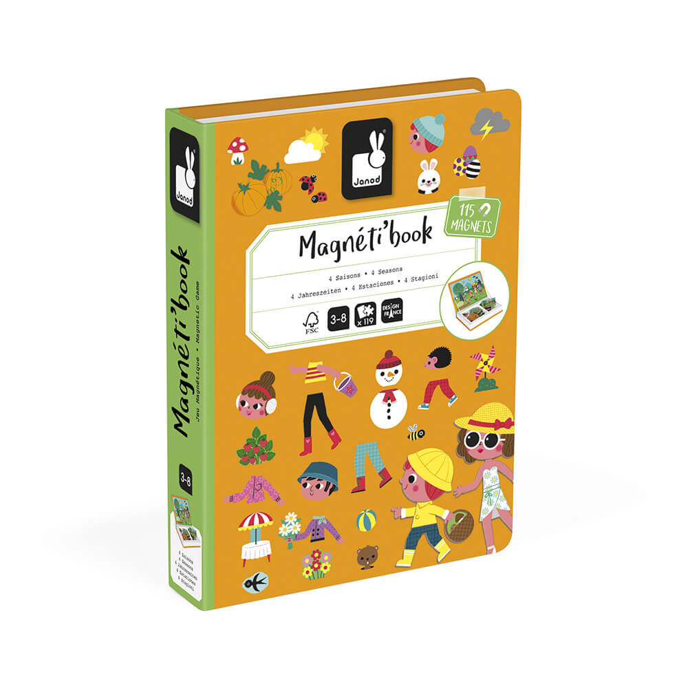 4 Seasons Magneti'Book : Educational magnetic games Janod - J02721