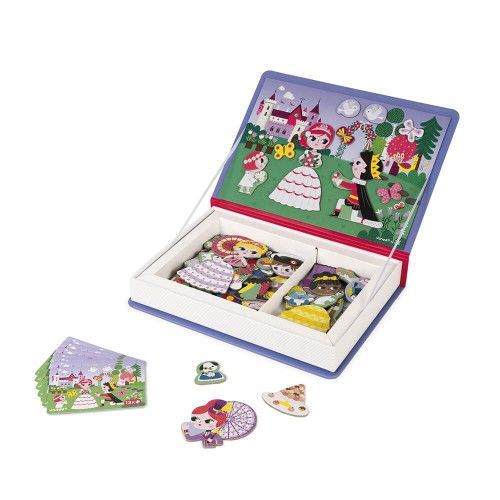 Janod Magneti'Book Princesses 55 Pieces | Magnetic toys for kids
