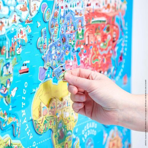 APLI Kids 18893-Puzzle magnetico mappa Set di 50 magneti per imparare la  geografia della Spagna-Per bambini dai 5 anni in su, Colore España, 18893 :  : Giochi e giocattoli
