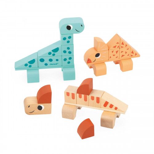 Jeux de construction dinosaure Cubikosaurus - Pour enfant dès 2