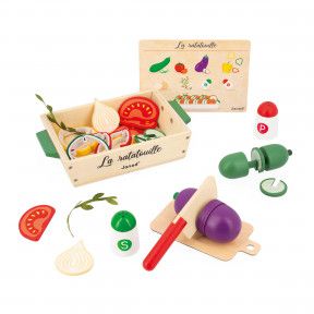Janod Maxi Set Fruits et Légumes en Bois à Découper Green Market - Mes  premiers jouets Janod sur L'Armoire de Bébé