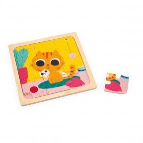 Puzzle GENERIQUE Puzzle en bois Chat 200 pièces pour adultes et enfants _  multicolore