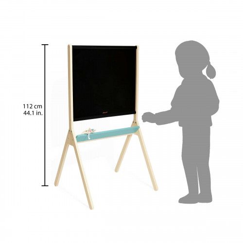 Tableaux en bois noirs et blancs modulables pour enfants - Janod