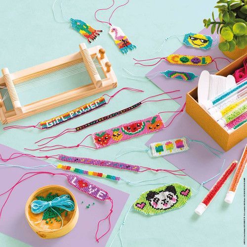 Métier à tisser bracelets - Ravensburger - Loisir créatif enfant - Coffret  Complet DIY - Dès 8 ans