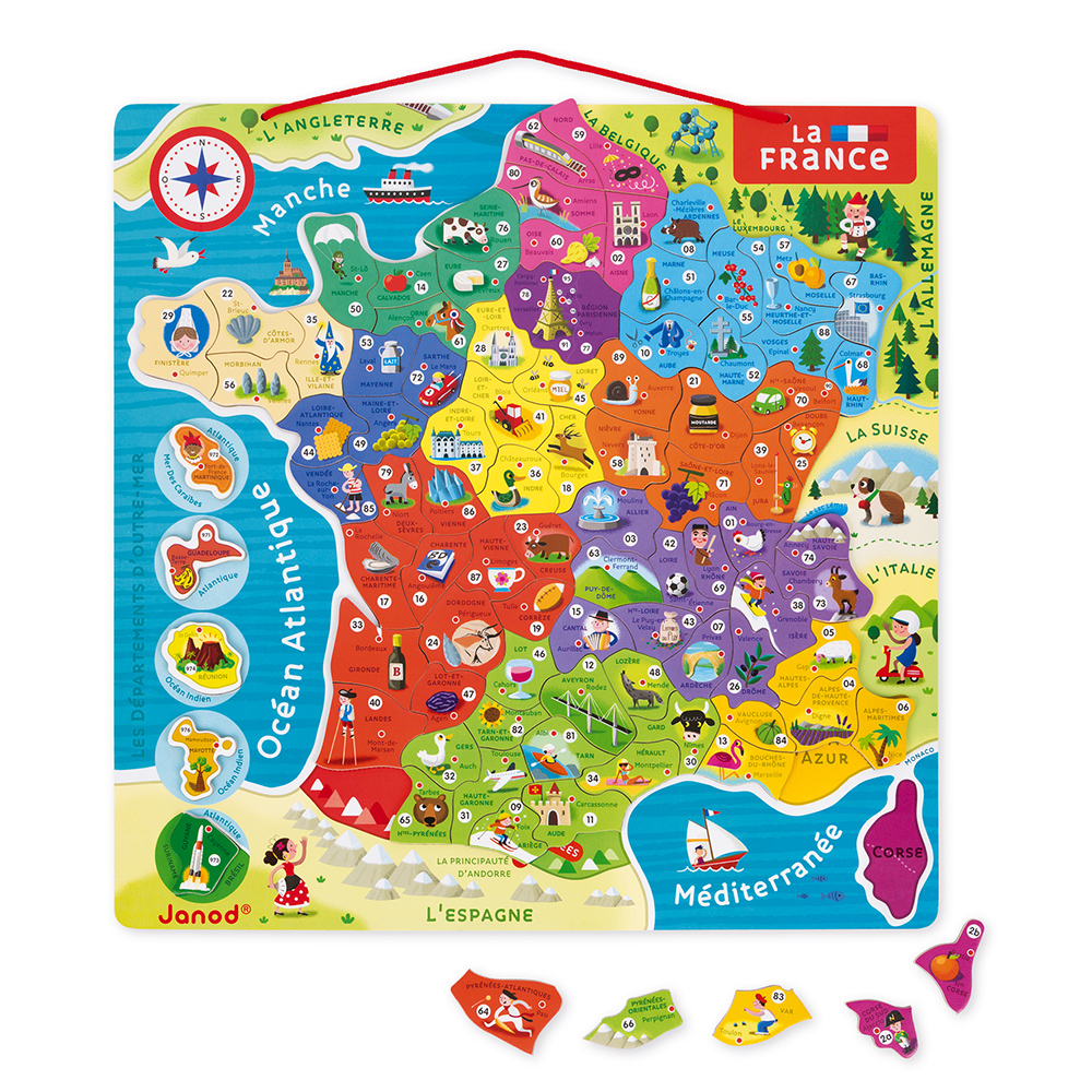 JANOD bath puzzle World map 3yrs+ – PSiloveyou