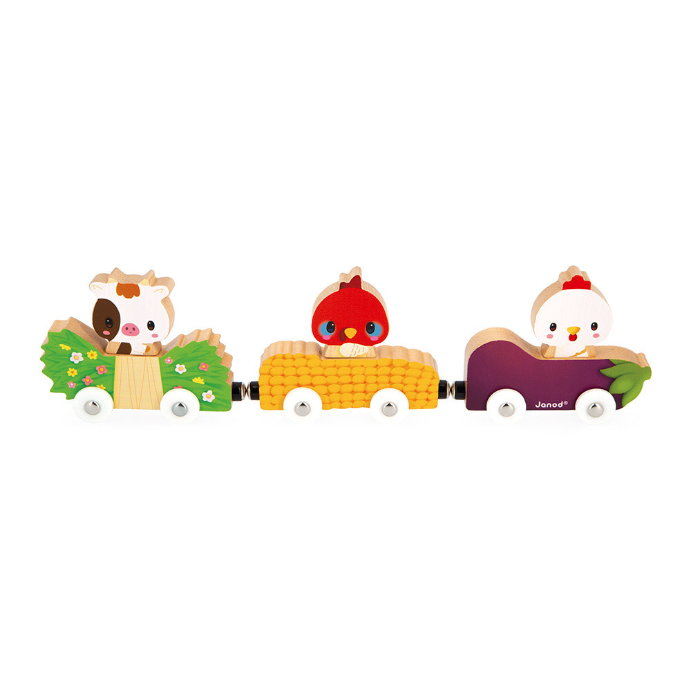 Magnetic Farm Animals : Trains & Vehicles Janod - J03316