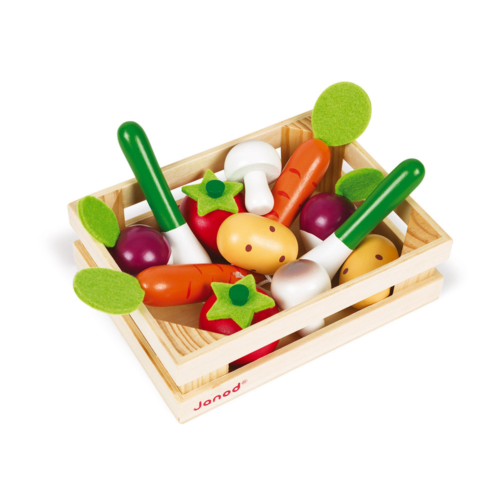 légumes en bois jouet