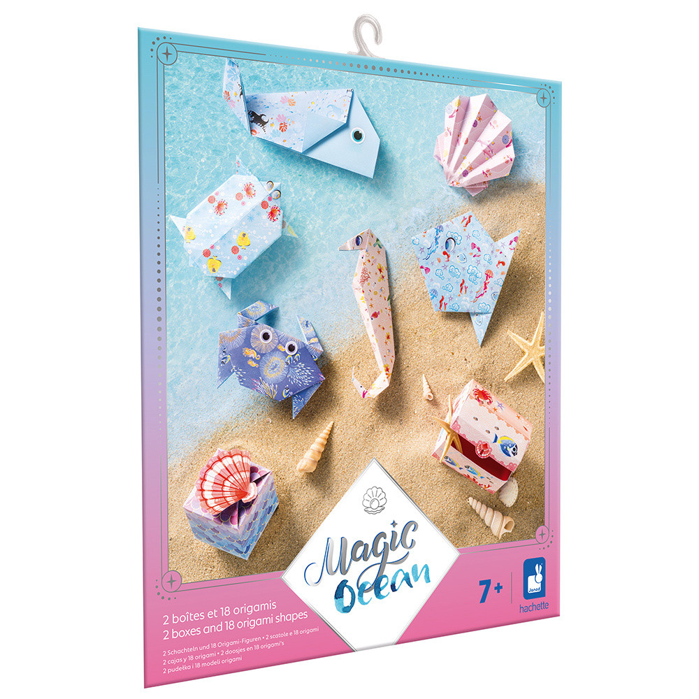 Magic Ocean - 2 Boxes And 18 Origami : 3D Creations Janod - J07749