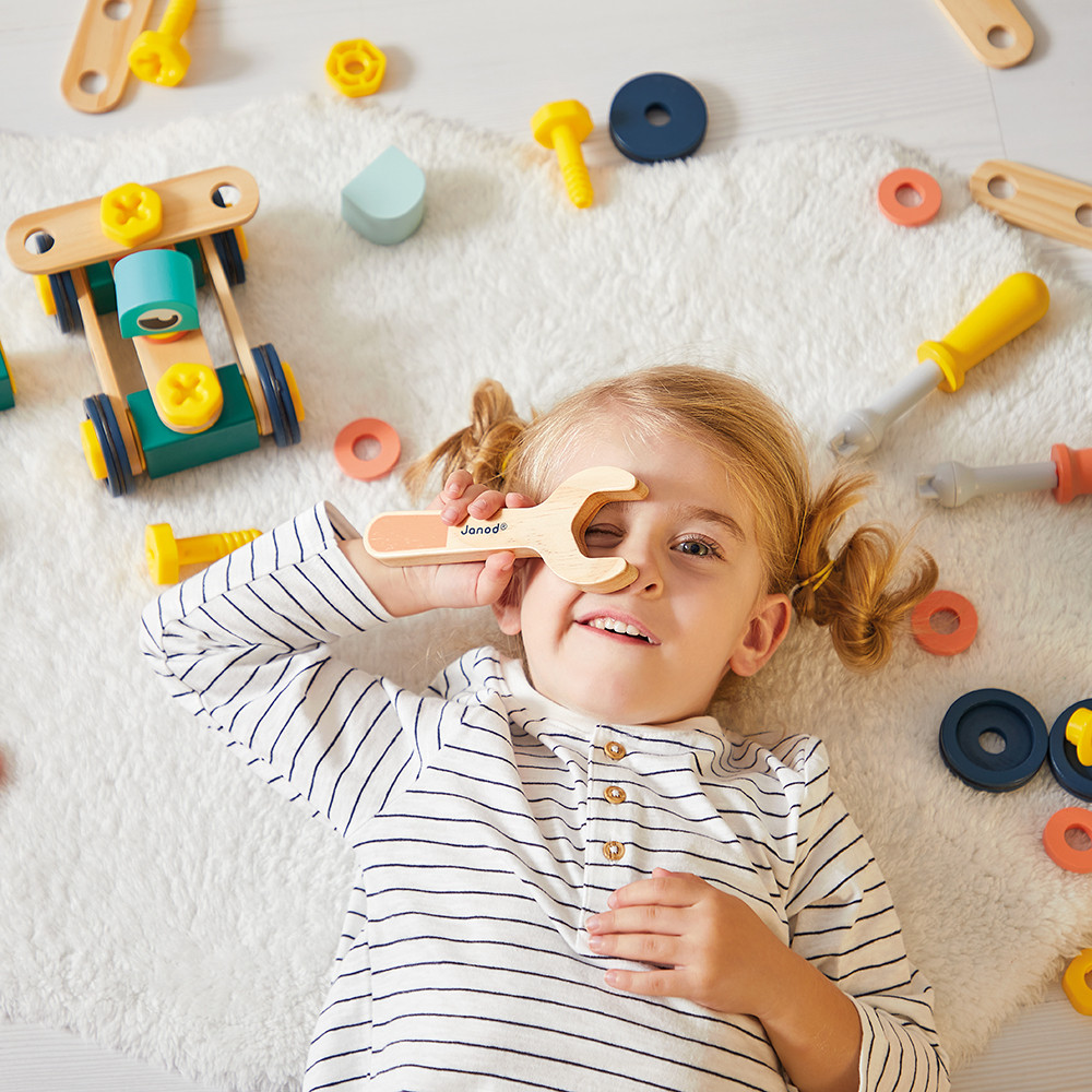 Jeux de construction et jouets bricolage en bois JANOD