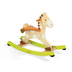 janod caramel rocking horse