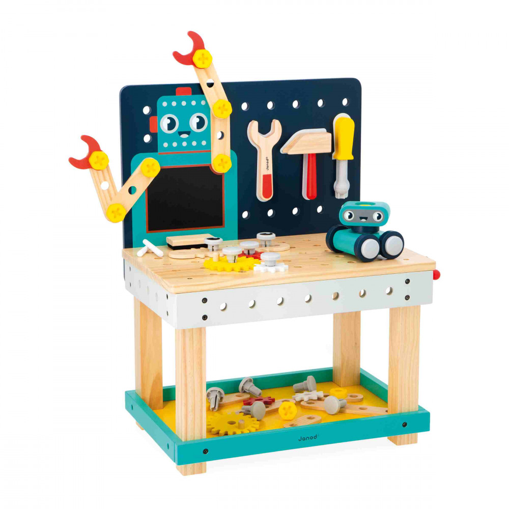 Large Robot Workbench Brico'Kids : Workbenches & tool kits Janod - J06457