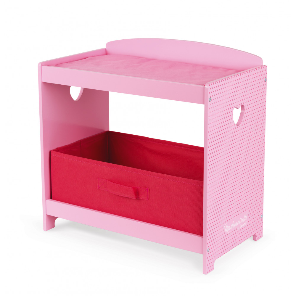 red changing table