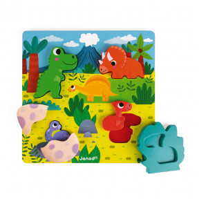 chunky wooden puzzles for toddlers