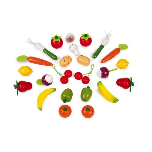 Ensemble De Fruits Et Légumes à Découper Janod - Clément