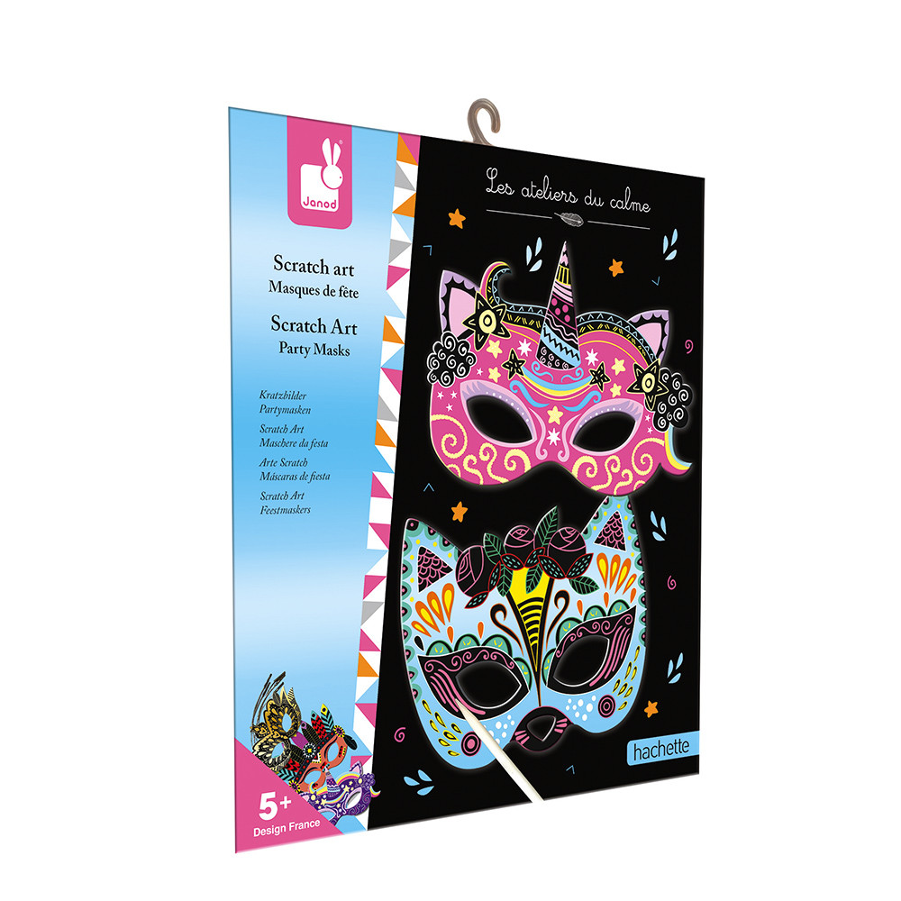 6 masques à décorer en carton pour enfants carnaval Robots : Chez  Rentreediscount Loisirs créatifs