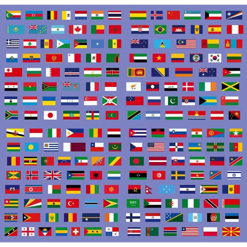 Seek-and-Find Flags Game