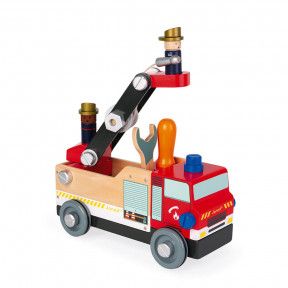 Camion de dépannage en bois pour enfants, ensemble de véhicules, jeu de  simulation éducatif Montessori, camion jouet en bois -  France
