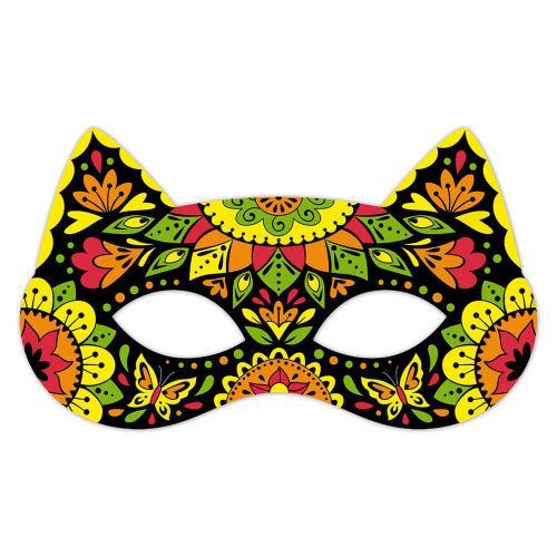 Réaliser : 2 Décorations de masques pour Carnaval - PassionS et CréationS
