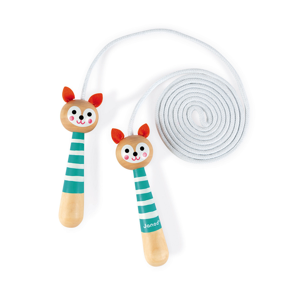 Fox Skipping Rope (wood) : Sports & Outdoor games Janod - J03198