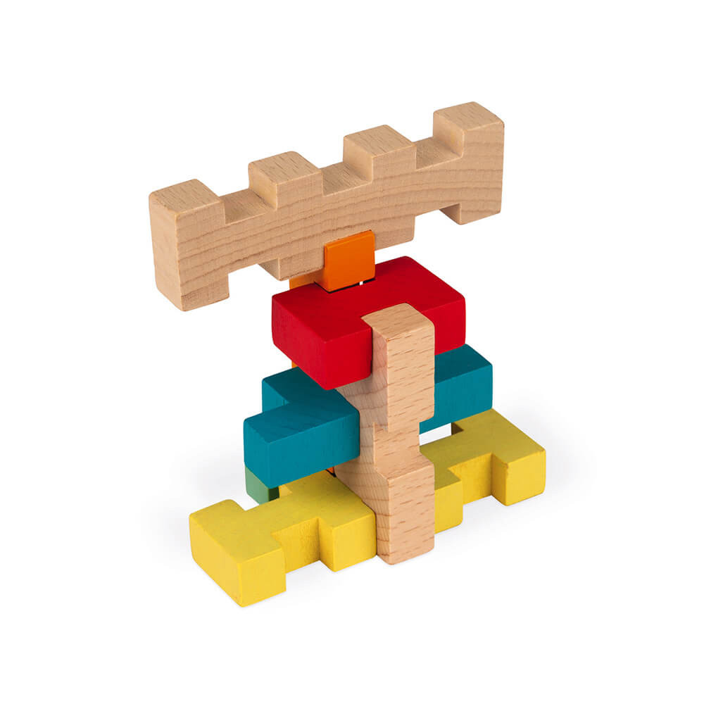 100-Piece Wooden Construction Kit : Construction Games Janod - J08301