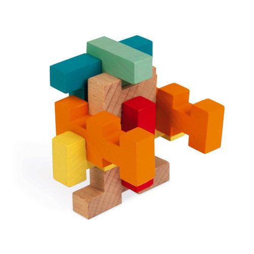 128 pièces Blocs de Construction en Bois Jeu De Construction Jouets Puzzle  éducatifs,Assemblé Maison Modèle Jouets pour Enfant - Cdiscount Jeux -  Jouets