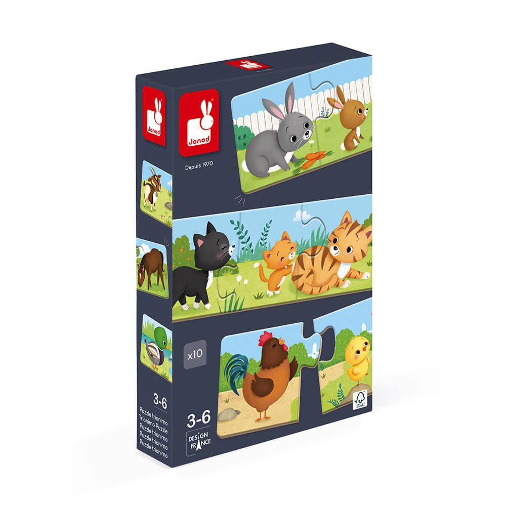 Accessoire puzzle - 6 boîtes de tri