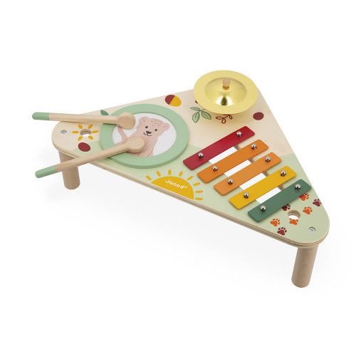 Jouet musical bébé - Table instrument musique en bois Janod