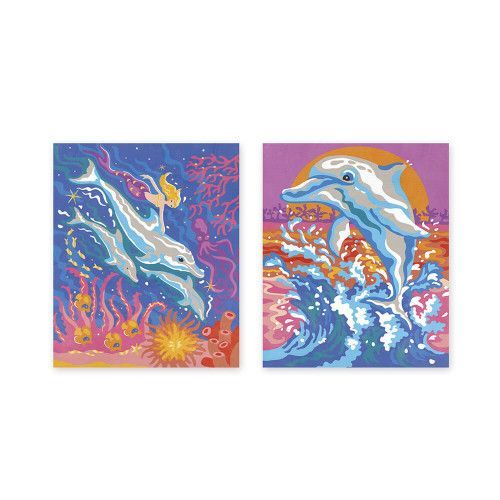 Tableau peinture au numéro Pour enfant Sous les mers du sud - KSG  Multicolore - Assort. - Cdiscount Beaux-Arts et Loisirs créatifs