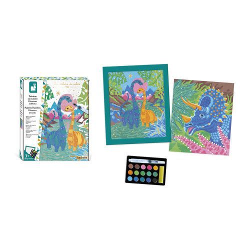 Dimensions ROARSOME Dinos kit de pintura por número, multicolorido, 9 peças