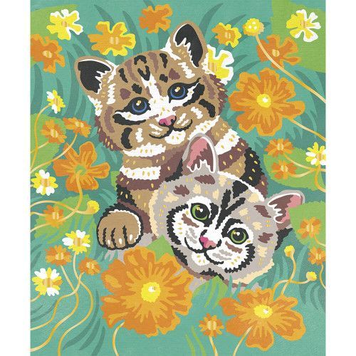 RAVENSBURGER - Numéro d'art - Adorables chatons - Coffrets Peinture Enfants  - Coffrets Créatifs pour enfant