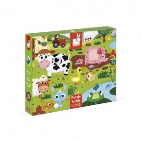 Puzzle enfant 4 ans - Puzzle saisons paysage, jouet enfant 4 ans JANOD