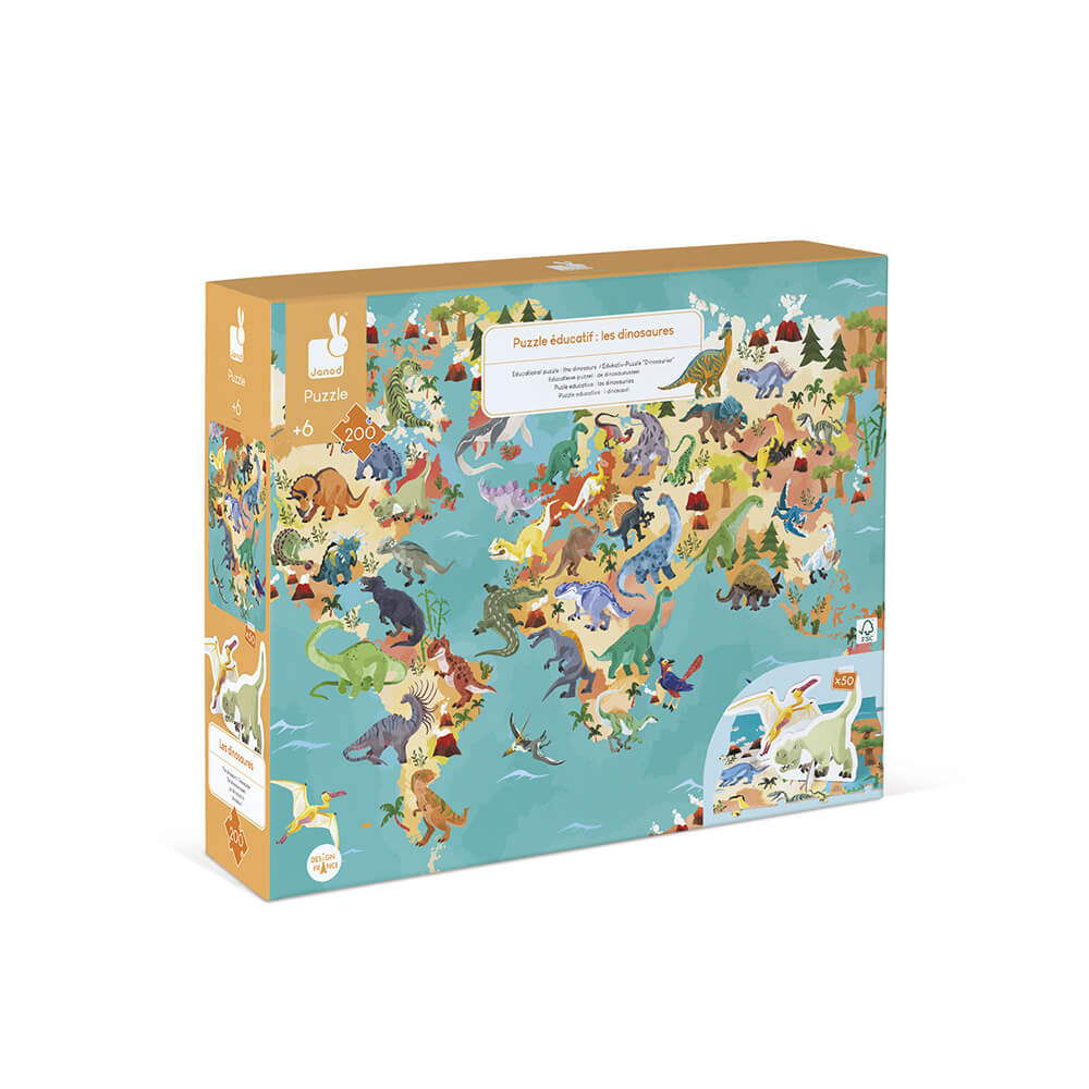 Educational Puzzle The Dinosaurs