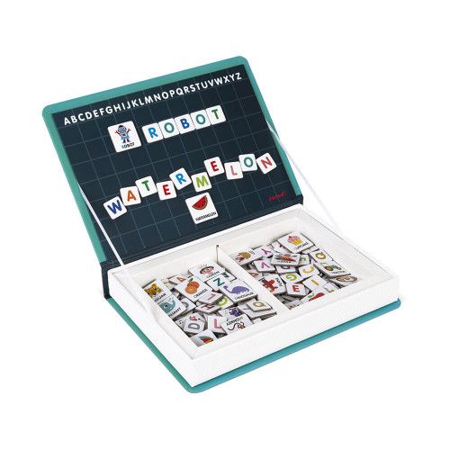 English Alphabet Magneti'Book : Educational magnetic games Janod - J02712