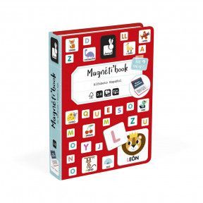 Janod MagnetiBook 41 pc Magnetic Animal Mix and Match Game - Ages 3+ -  J02723