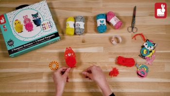 Atelier Janod – Art Créatif – Pompons Animaux tous Mignons