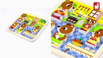 Janod – Chunky Puzzle « Cuisine » – Puzzle en bois