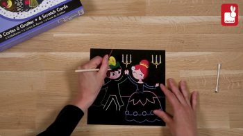 Atelier Janod – Art Créatif – Cartes à Gratter Cendrillon