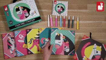 Atelier Janod – Art Créatif – Cartes Sables Chevaux