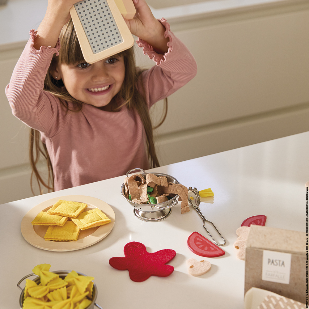 Jouet en bois - dinette - petit dejeuner - Jeu éducatif pour enfant