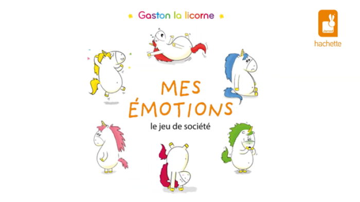Jeu Gaston la licorne - mes emotions - Janod