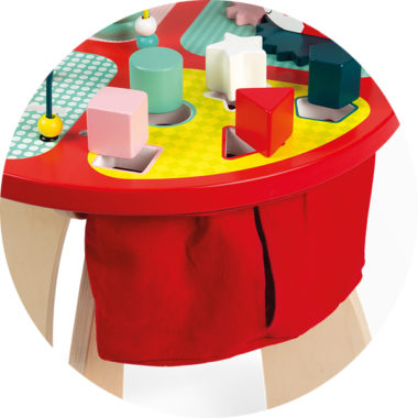 janod baby forest activity table