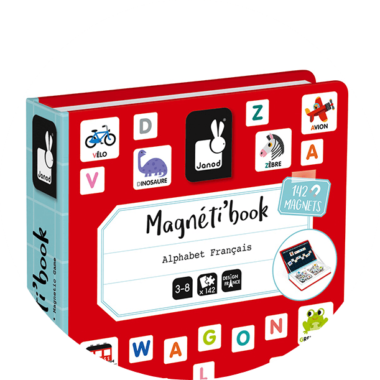 Jeu - MagnetiBook Alphabet (Français) - Janod – Veille sur toi
