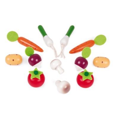 Maxi set fruits et légumes à découper en bois Juratoys : Jeux et jouets  pour enfants JANOD maison - botanic®