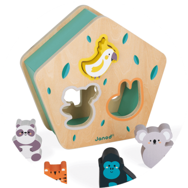 Ensemble de 4 animaux en bois. Un jouet naturel Made In France –  Deschosesenbois